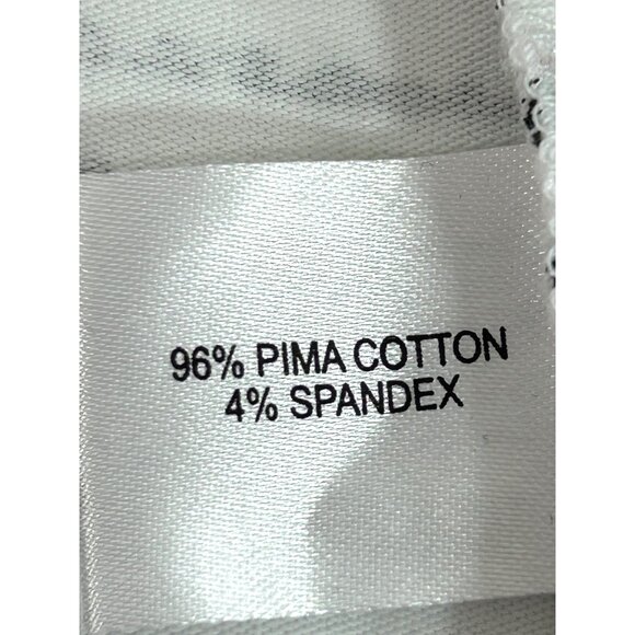 E.L.I Tunic Top XL Black White Stripes Long Sleeve V-Neck Buttons Arms Slits - Picture 7 of 15